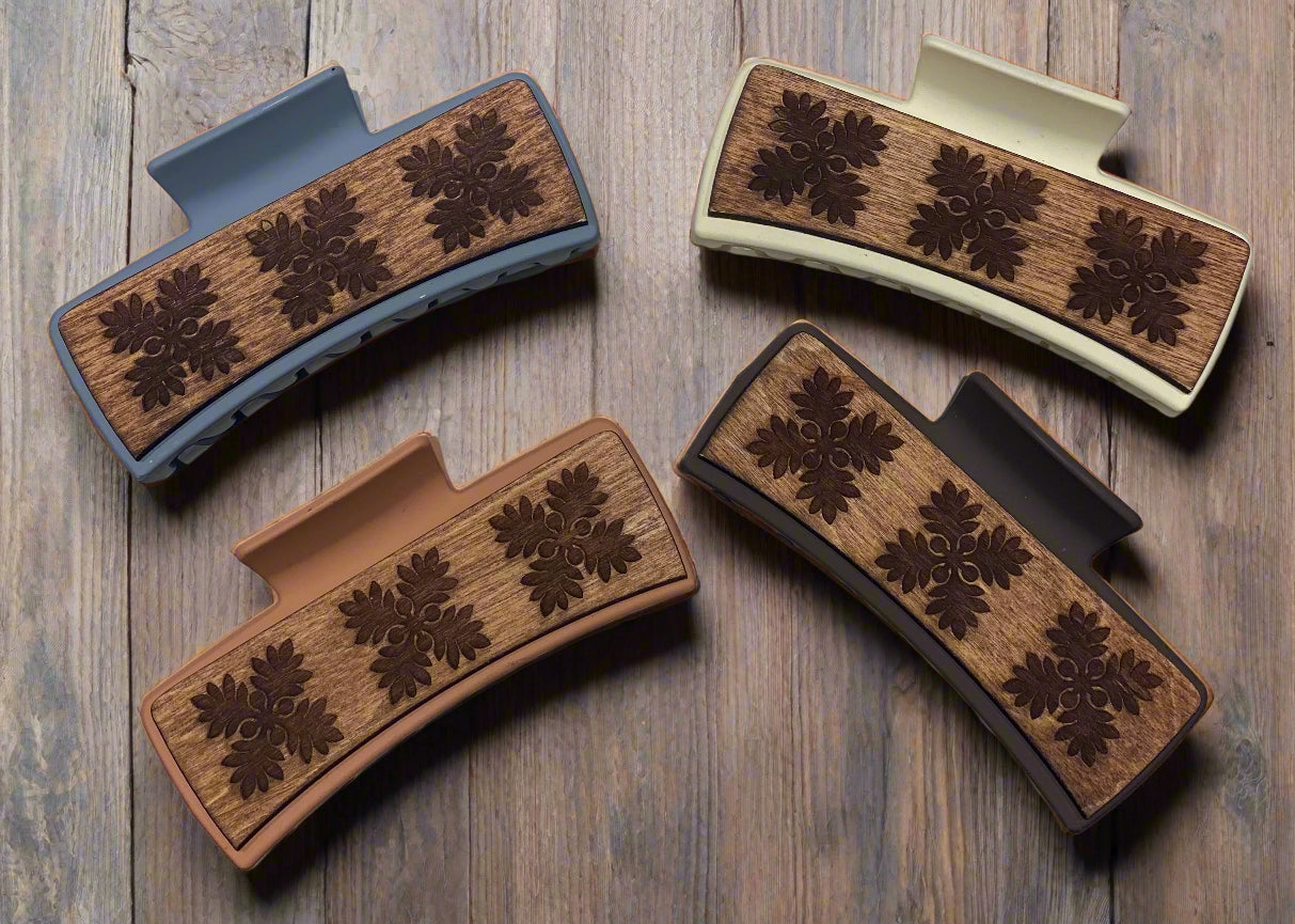 MED Hair Clip - Quilt