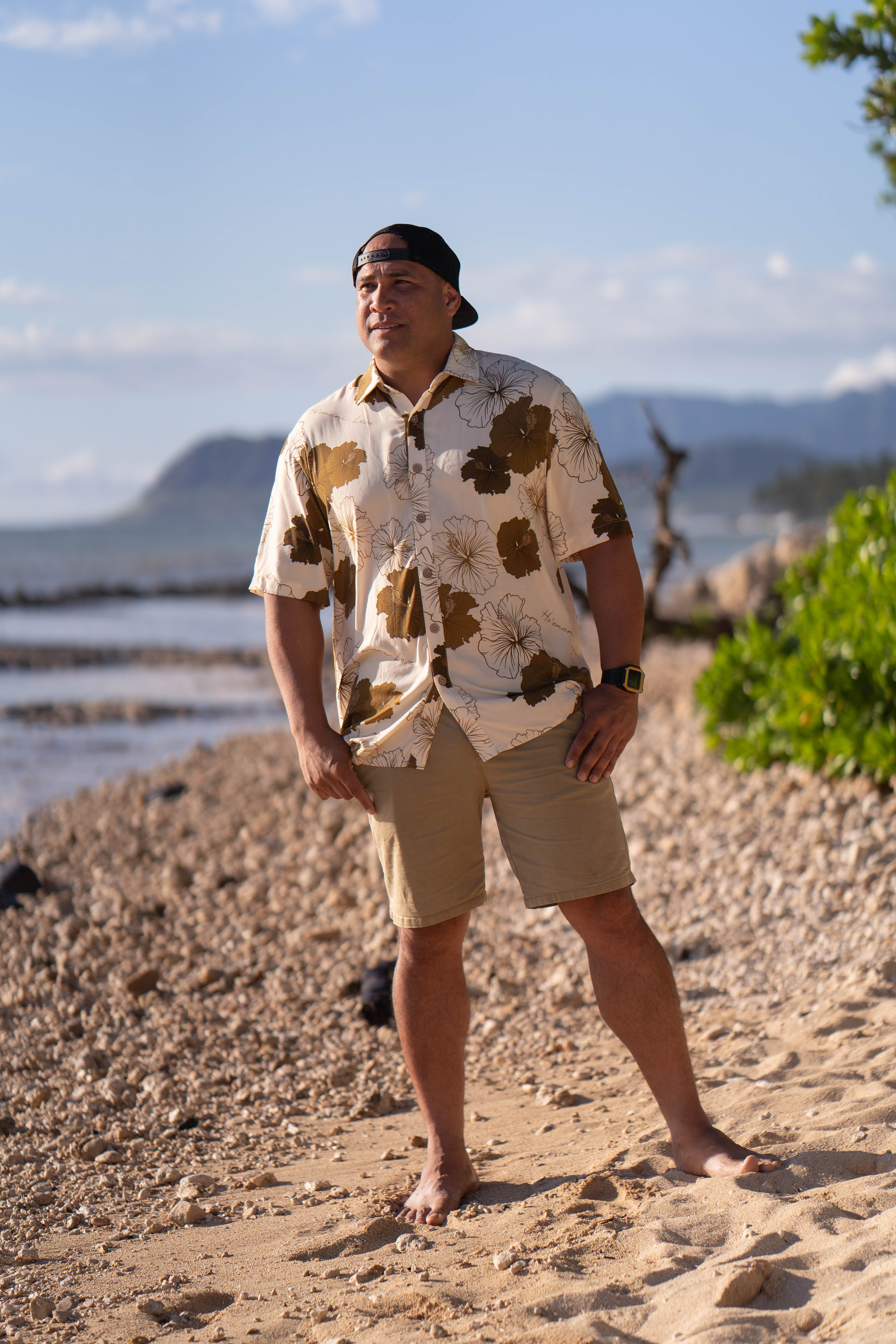 Lopaka Aloha Shirt - Hibiscus Cream – HO`ONANI LOVE