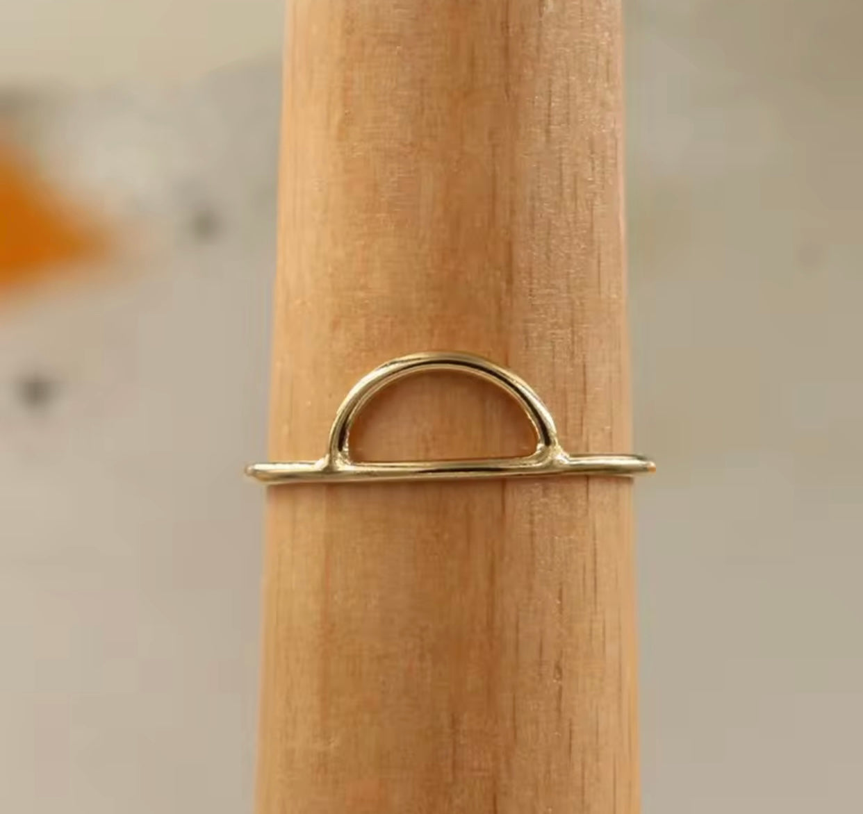 14K GF Arch Ring