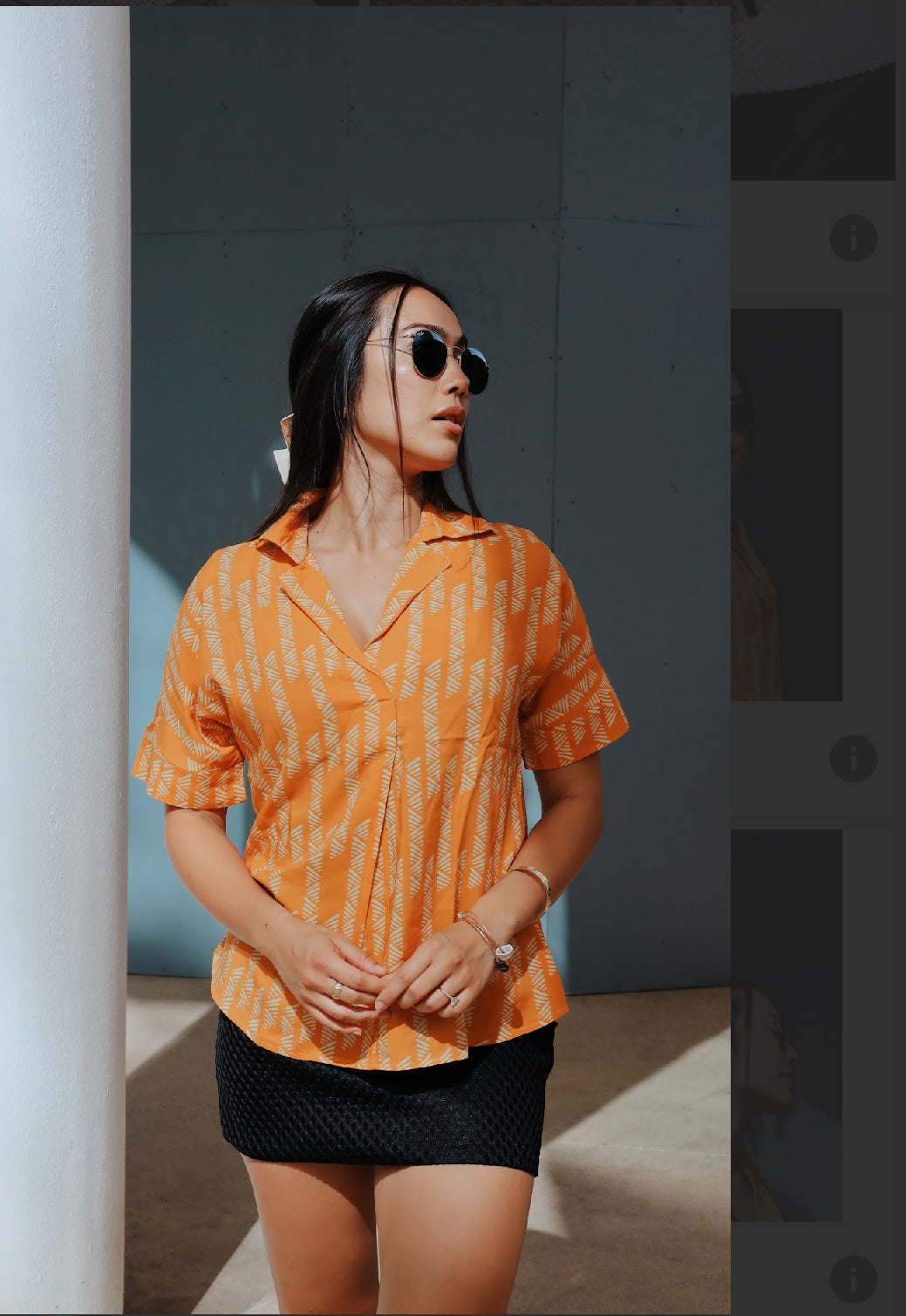 Mapuana Blouse - Kapala Mustard