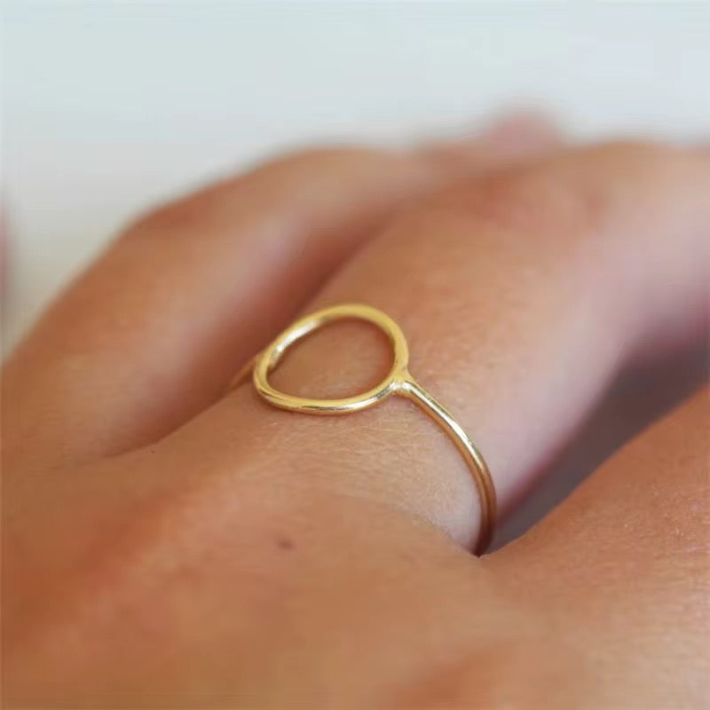 14K GF Circle Ring