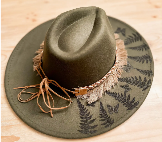 Paniolo Hat - Haup`u and Pulelehua