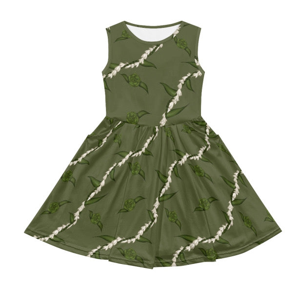 Caly Dress - Kupaloke Green