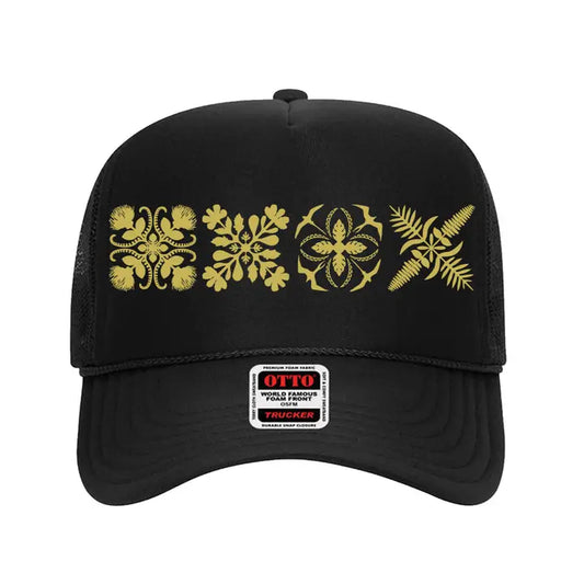 Trucker Hat - Quilt Black