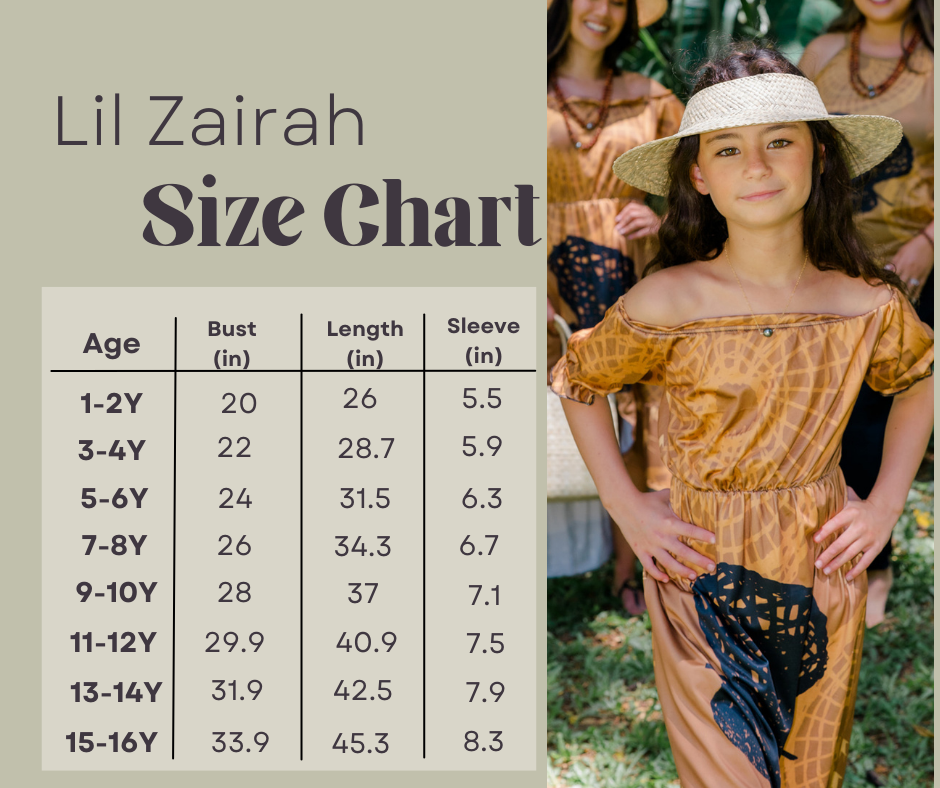 Lil Zairah Dress - Hina`iGold