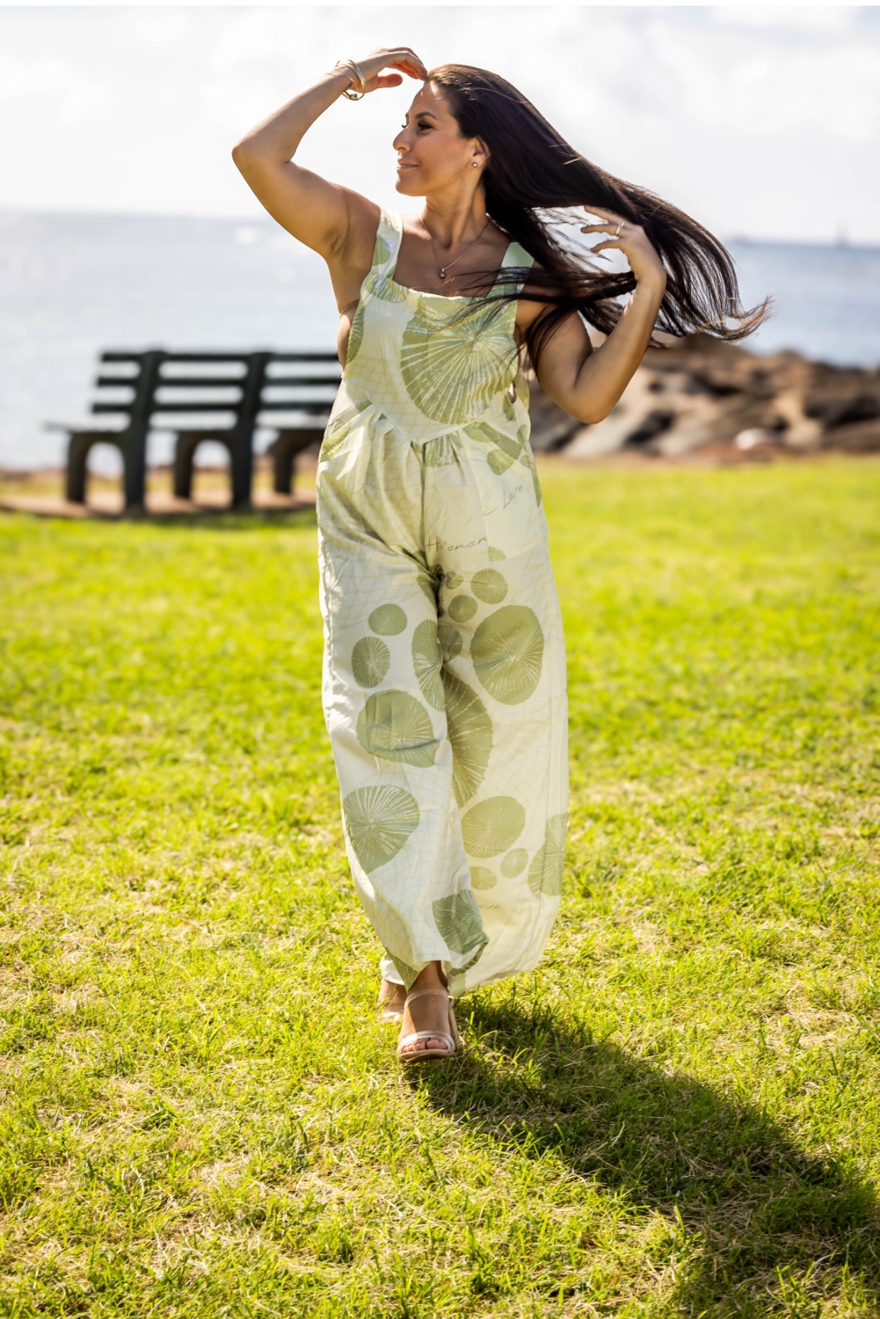 Hoku Jumpsuit - Opihi Sage