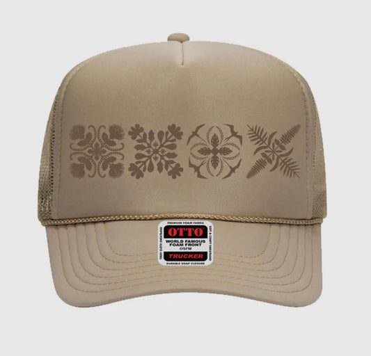 Trucker Hat - Quilt Tan