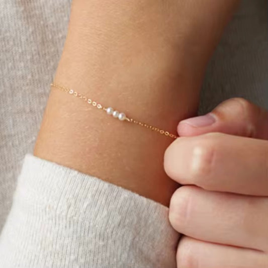 3 FWP Bracelet 14K GF (white)