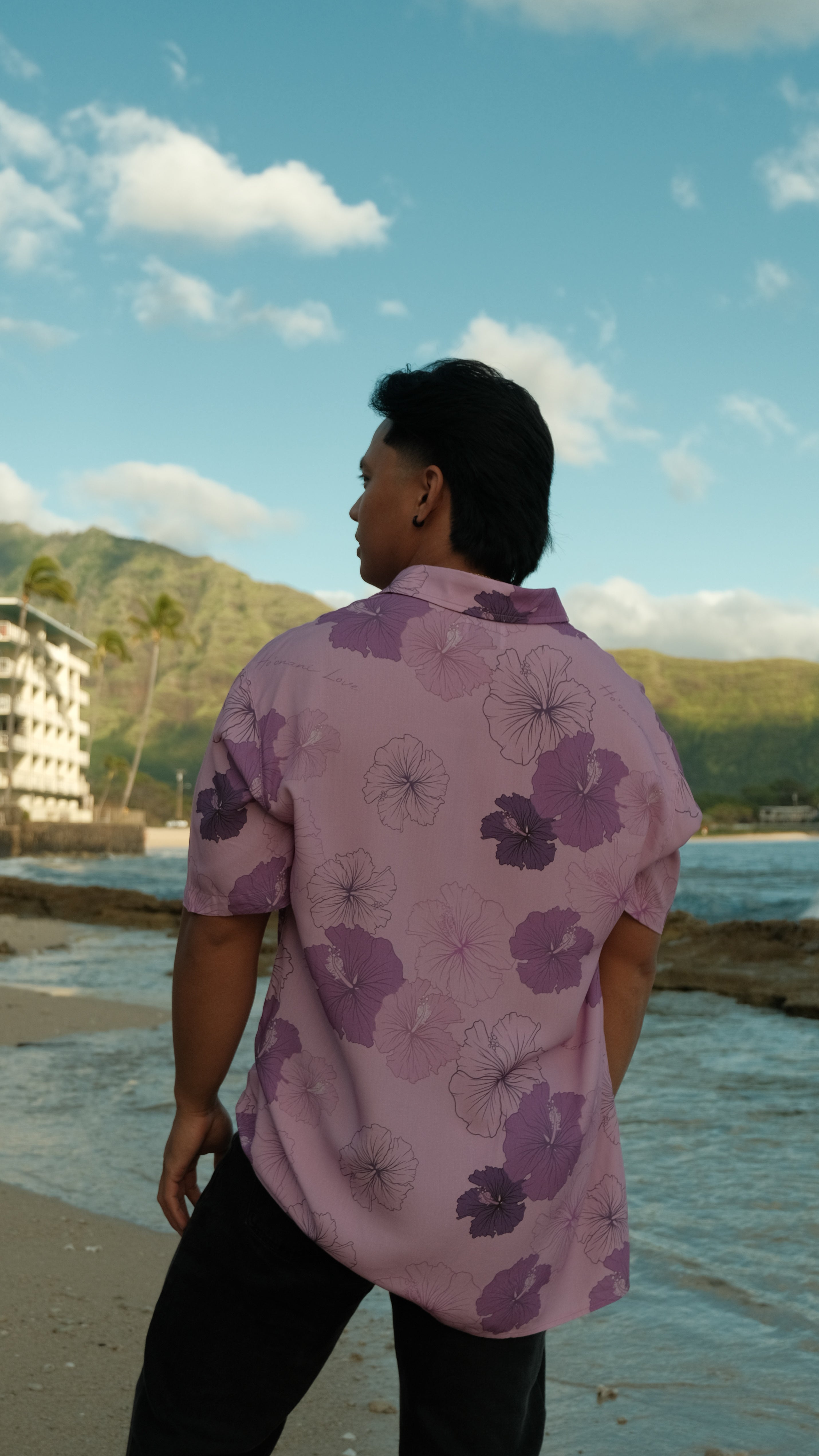Lopaka Aloha Shirt - Hibiscus Purple – HO`ONANI LOVE