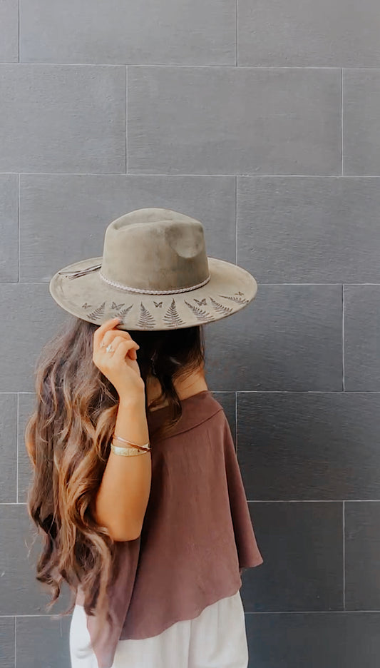Paniolo Hat - Haup`u and Pulelehua